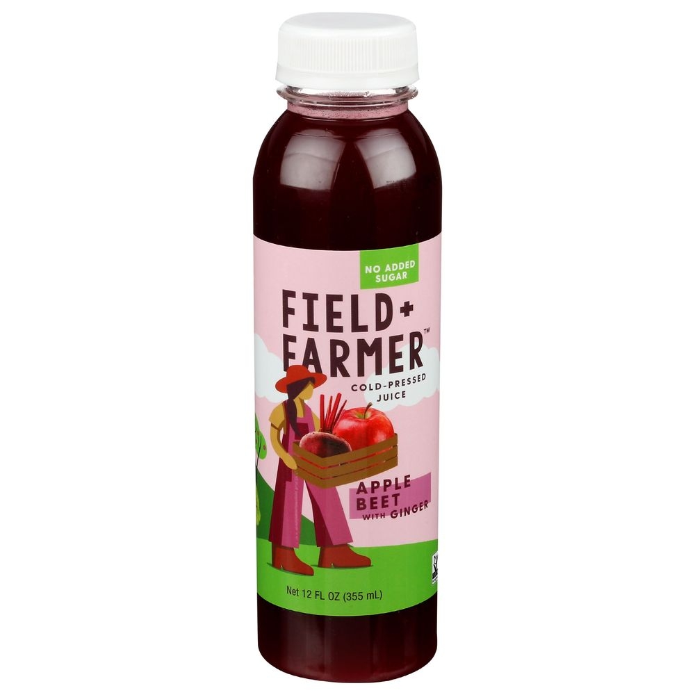 Field and Farmer Beet Apple with Ginger Juice, 12 Ounce -- 6 per case