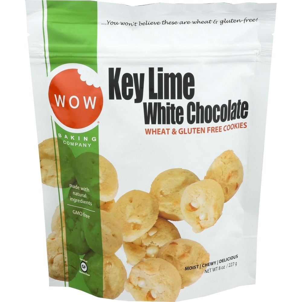 Wow Baking Key Lime White Chocolate Cookies, 8 Ounce -- 6 per case