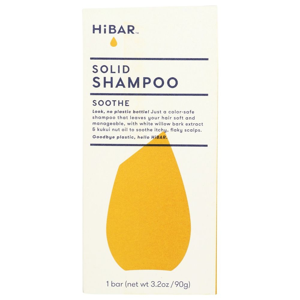 Hibar Soothe Solid Shampoo Bar, 3.2 Ounce