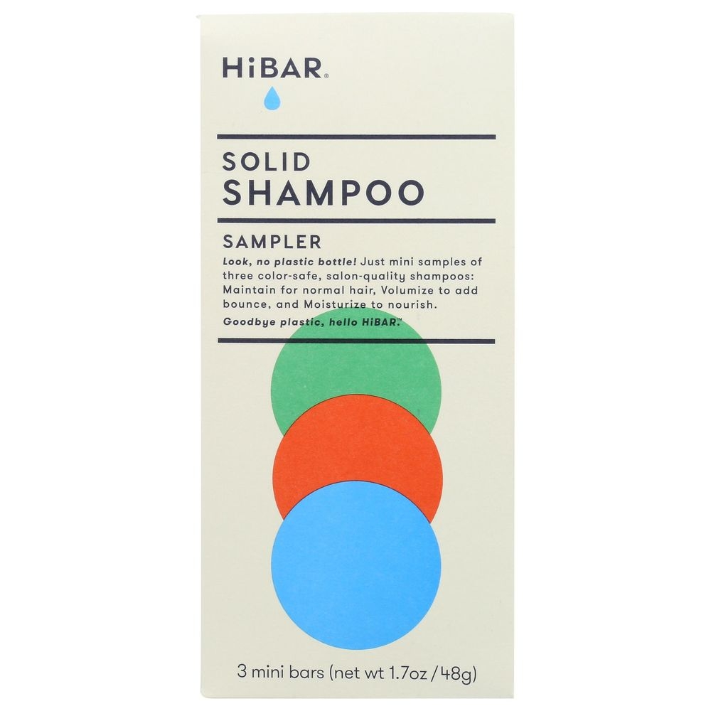 Hibar Mini Solid Shampoo Bar Sampler Set, 1.7 Ounce