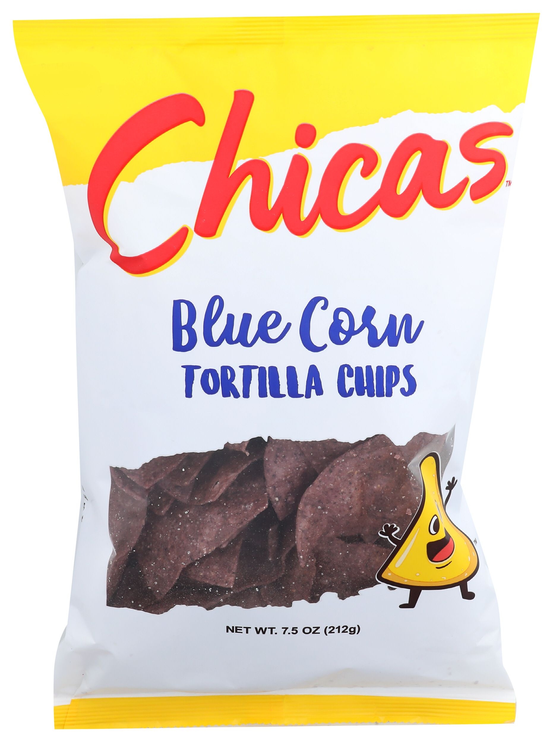 Chicas Blue Corn Tortilla Chips, 7.5 Ounce -- 9 per case