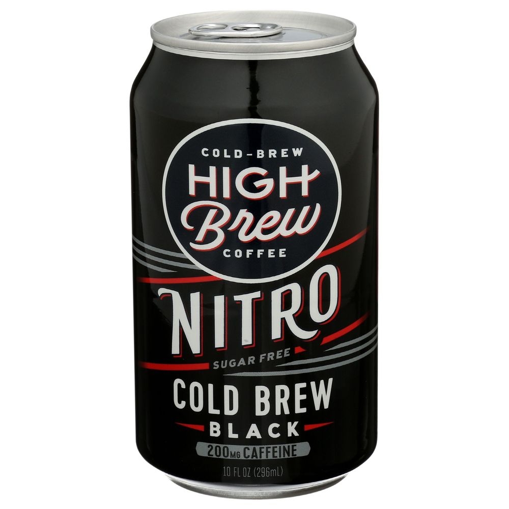 High Brew Nitro Black Cold Brew Coffee, 10 Fluid Ounce -- 12 per case