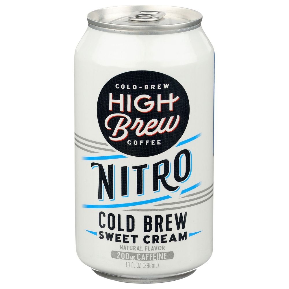 High Brew Nitro Sweet Cream Cold Brew Coffee, 10 Fluid Ounce -- 12 per case