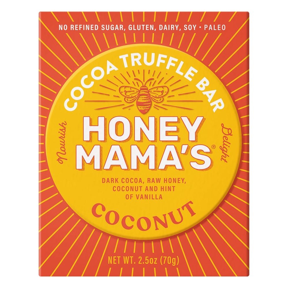 Honey Mamas CocoNoNut Cacao Nectar Bar, 2.5 Ounce -- 12 per case