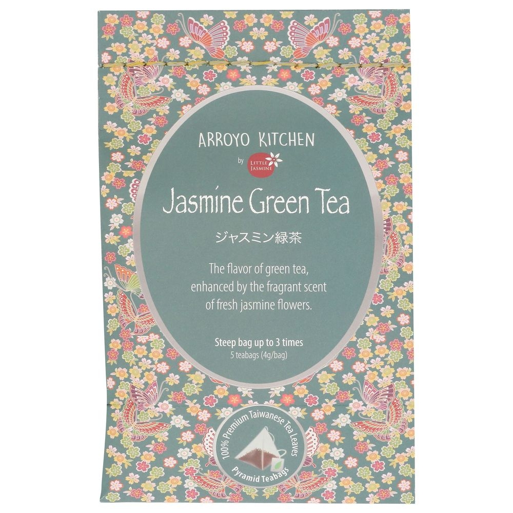 Arroyo Kitchen Jasmine Green Tea Bag, 0.7 Ounce -- 6 per case