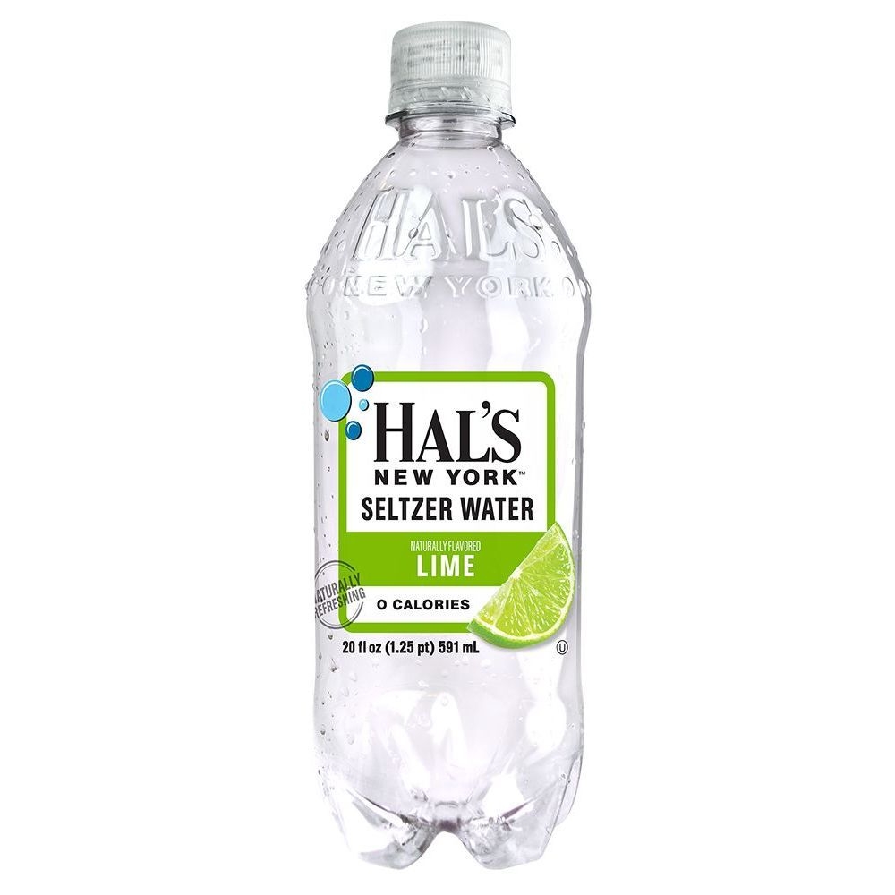 Hals New York Lime Seltzer Water, 20 Fluid Ounce -- 24 per case
