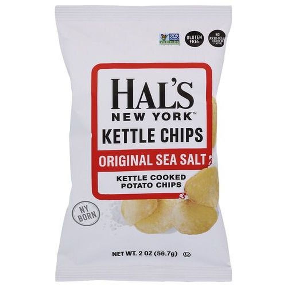 Hals New York Original Sea Salt Kettle Chips, 2 Ounce -- 24 per case