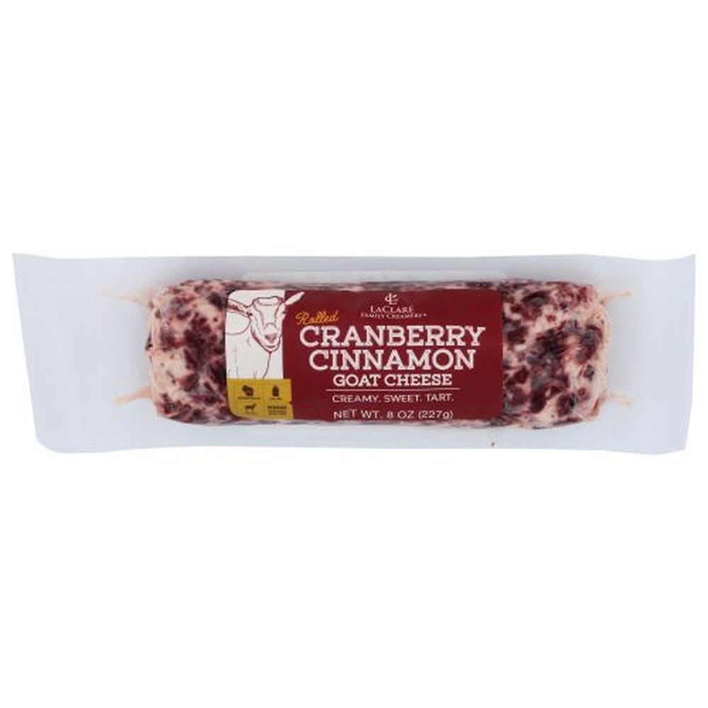 Laclare Farms Cranberry Cinnamon Goat Cheese, 8 Ounce -- 12 per case