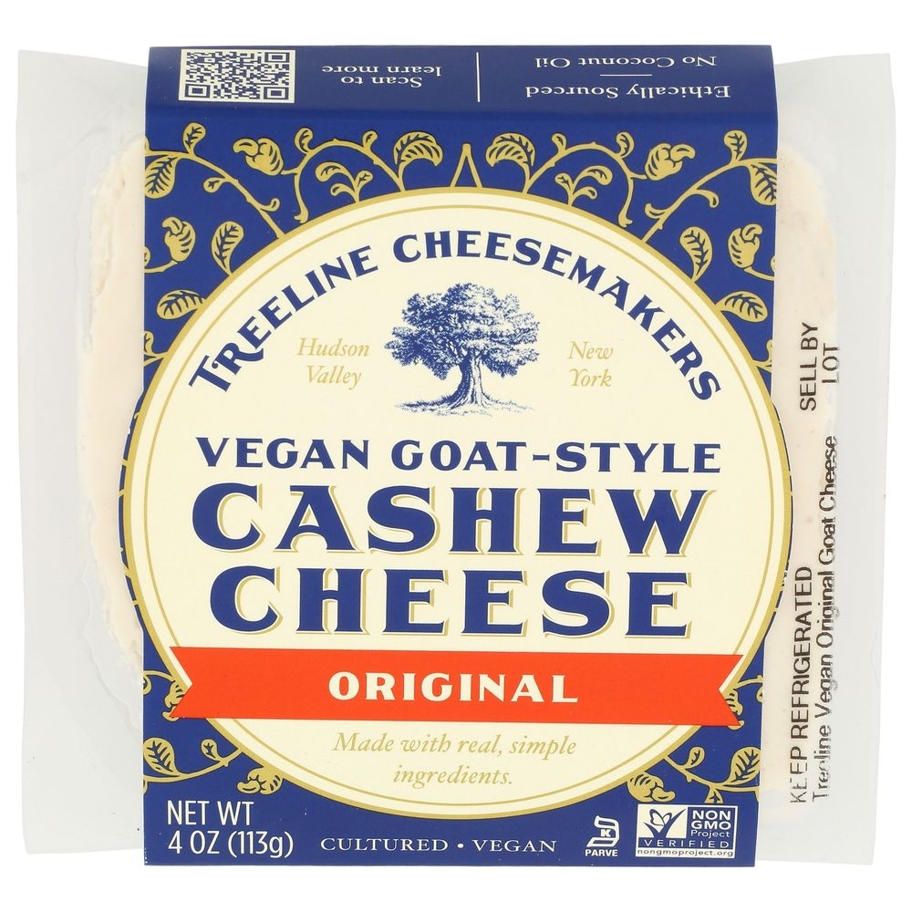 Treeline Original Dairy Free Goat Cheese, 4 Ounce -- 6 per case