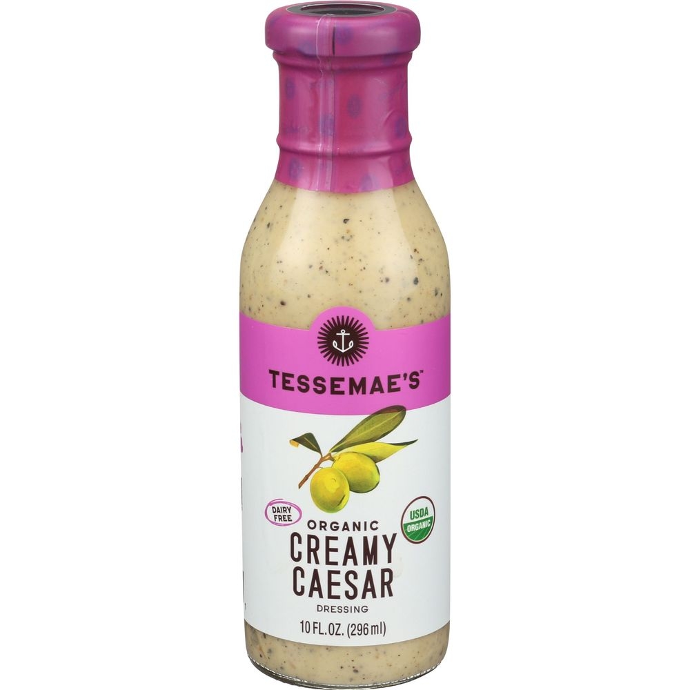Tessemaes Organic Creamy Caesar Dressing, 10 Ounce -- 6 per case