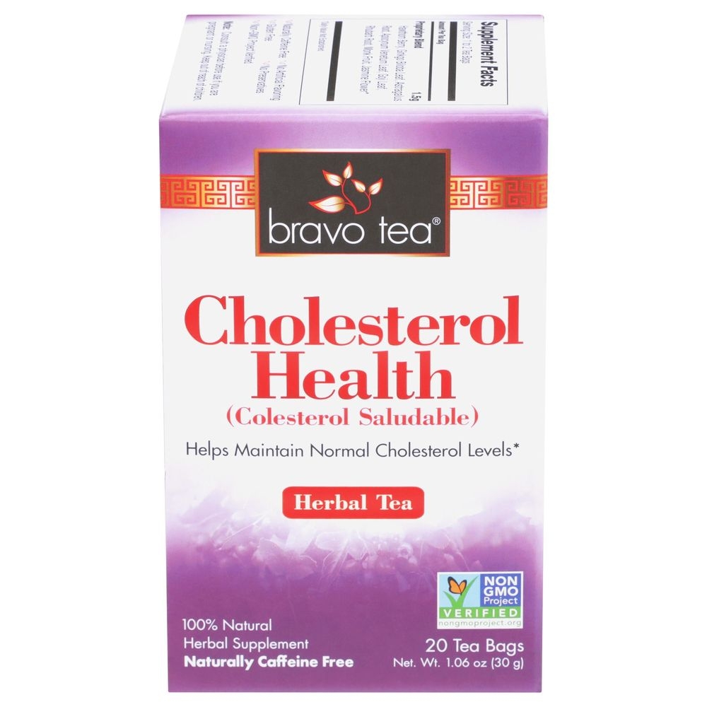 Bravo Tea Cholesterol Health Herbal Tea Bag, 20 count -- 6 per case