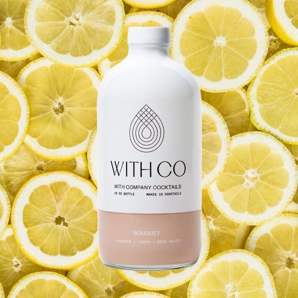 Withco Lavender Lemon Rose Water Bouquet Cocktail Mixer, 16 Ounce -- 12 per case