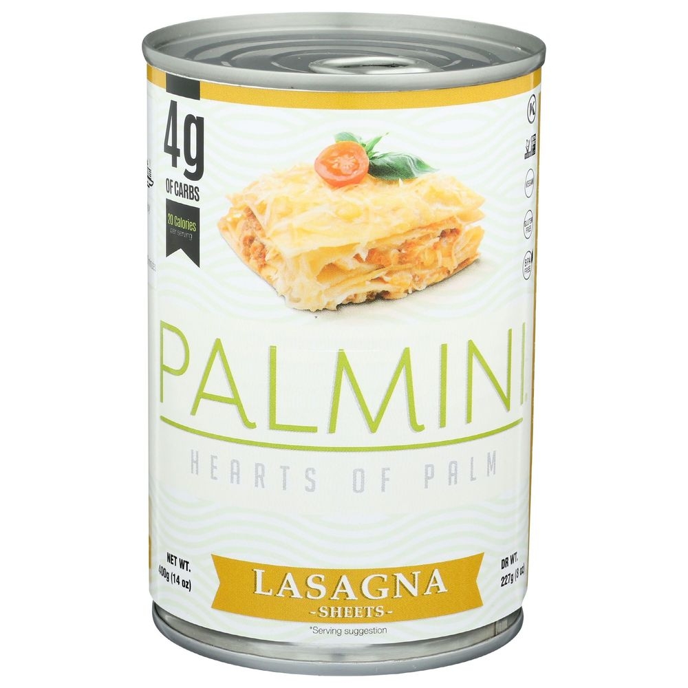 Palmini Hearts Of Palm Lasagna Pasta, 14 Ounce -- 6 per case