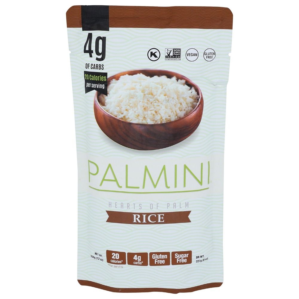 Palmini Hearts Of Palm Rice, 12 Ounce -- 6 per case