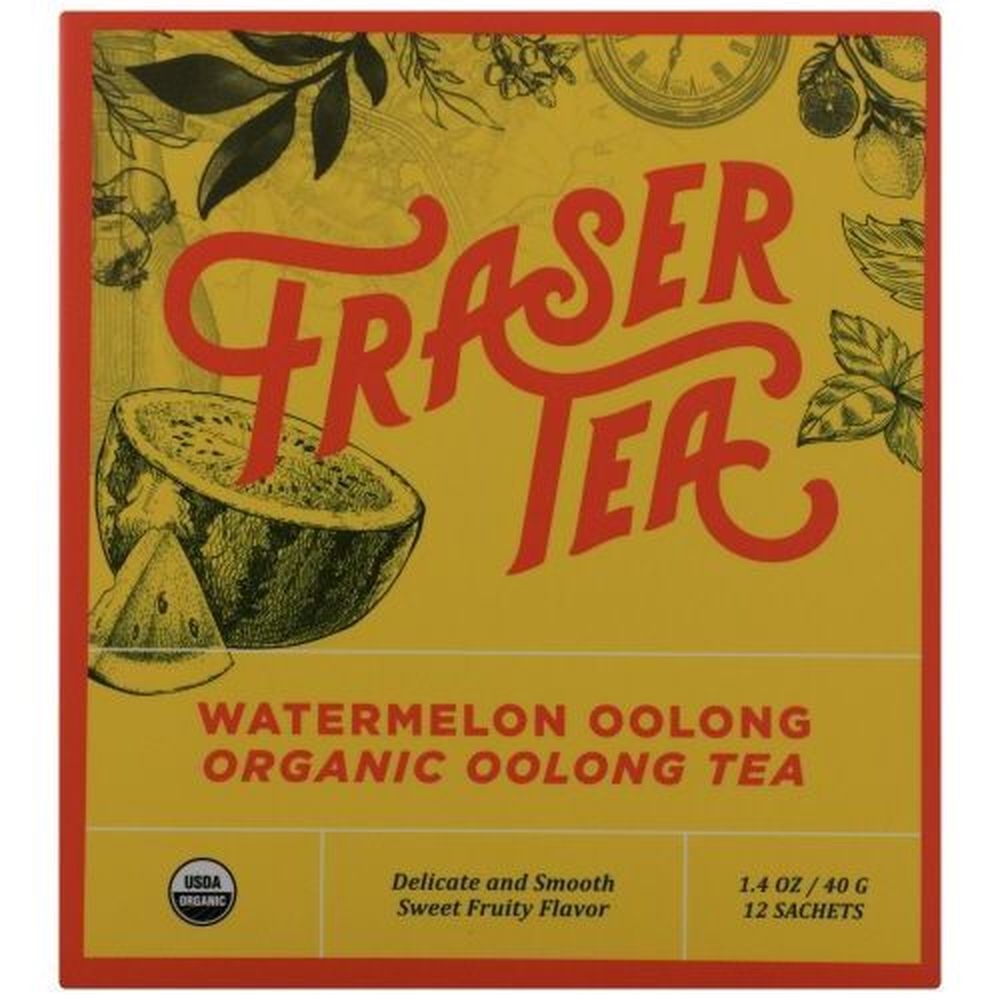 Fraser Tea Organic Watermelon Oolong Tea, 1.4 Ounce -- 6 per case