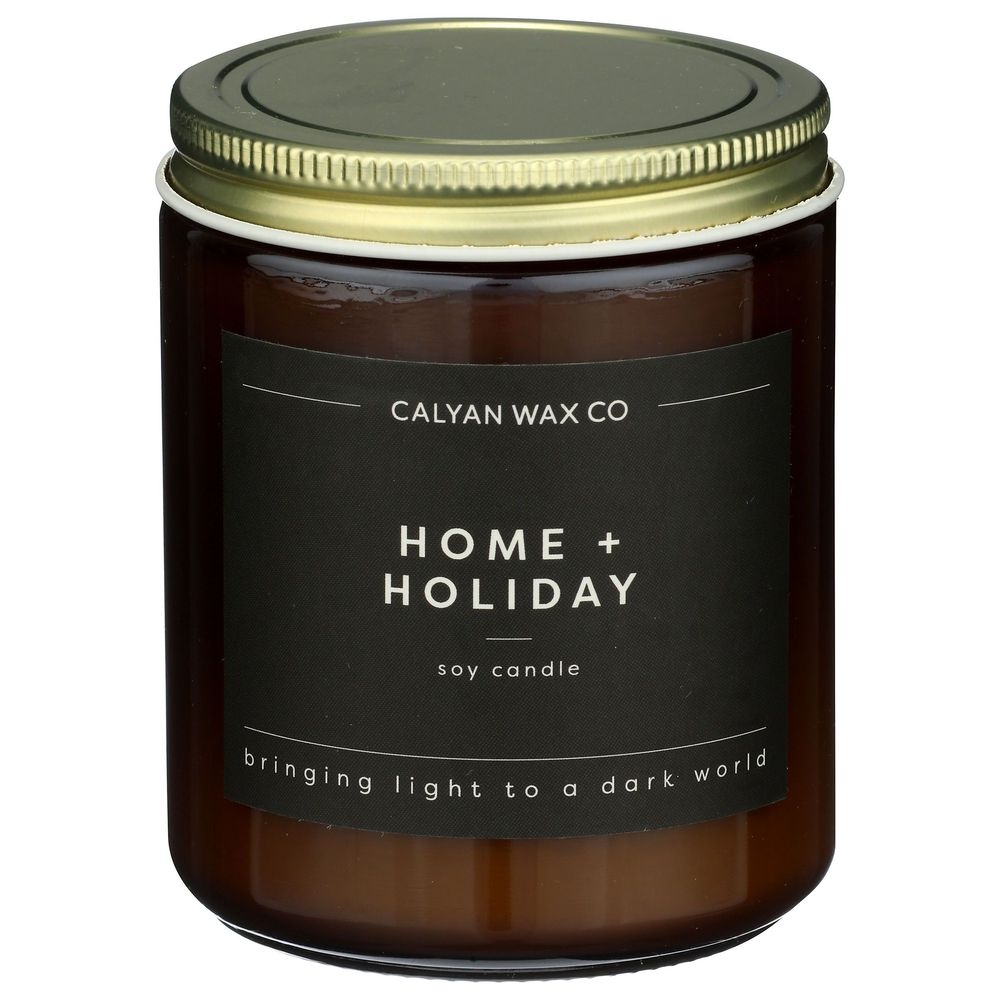 Calyan Wax Home Plus Holiday Scented Soy Candle, 7.2 Ounce