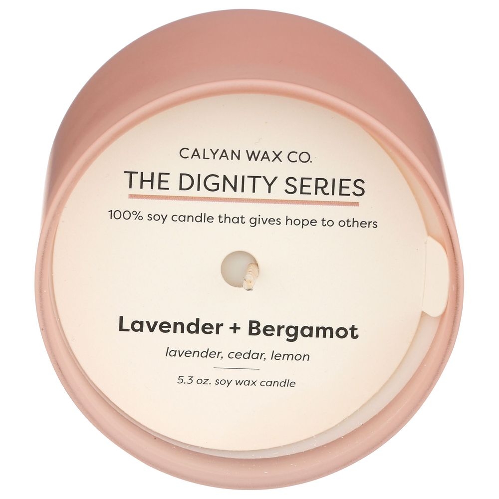 Calyan Wax Lavender Plus Bergamot Soy Candle, 5.3 Ounce -- 6 per case