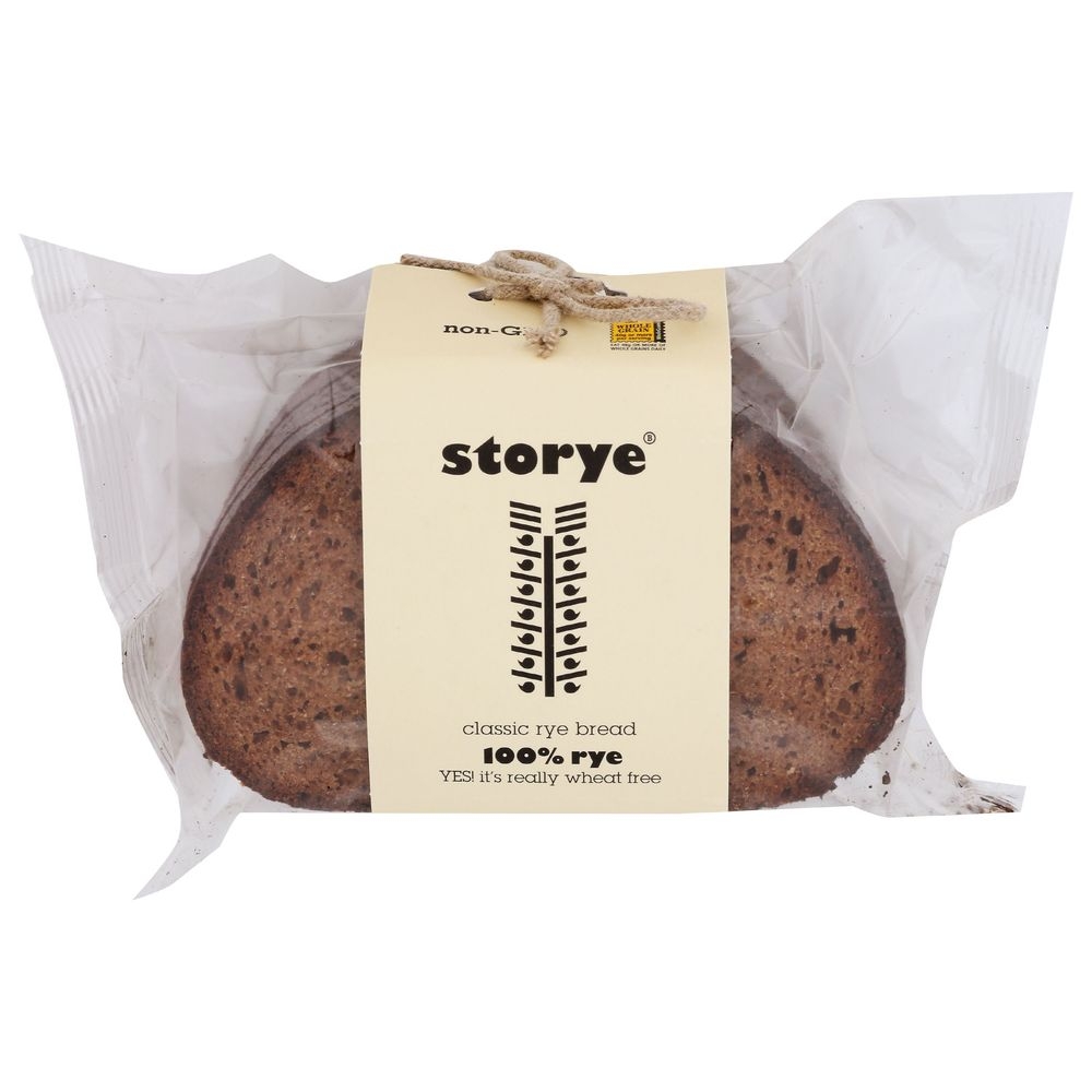 Storye 100 Percent Classic Rye Bread, 500 Gram -- 8 per case