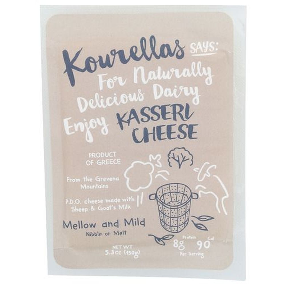 Kourellas PDO Kasseri Cheese, 5.3 Ounce -- 10 per case