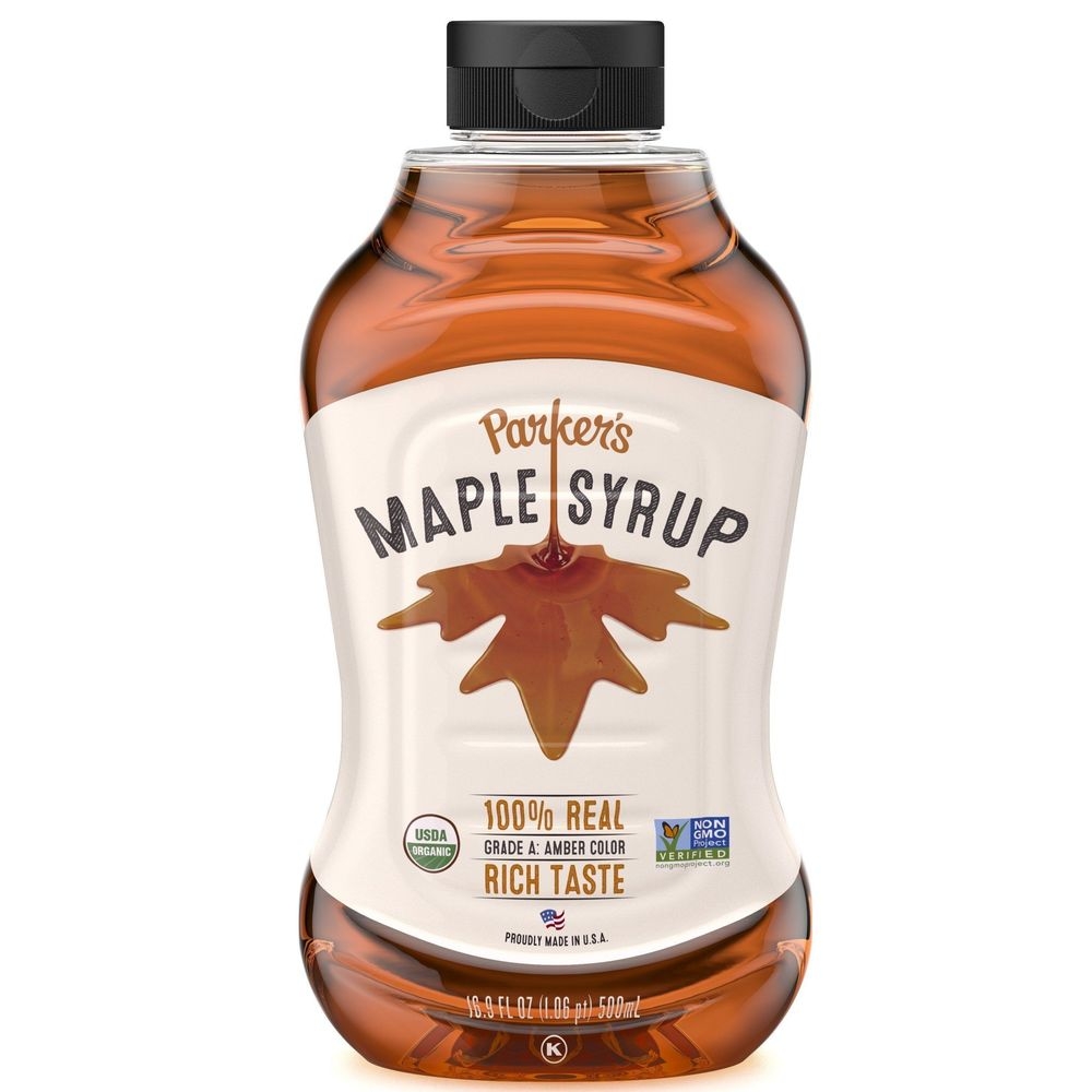Parkers Organic Real Maple Syrup, 16.9 Fluid Ounce -- 6 per case