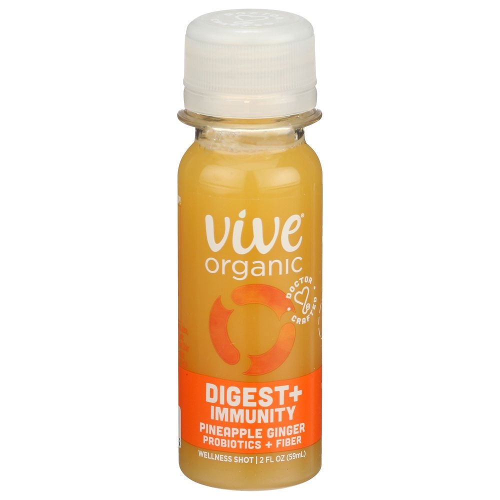 Vive Organic Digest Immunity Wellness Shot, 2 Fluid Ounce -- 12 per case