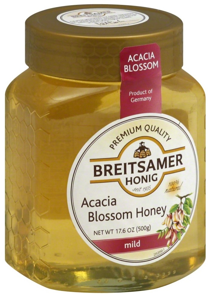 Breitsamer Acacia Honey, 17.6 Ounce -- 6 per case