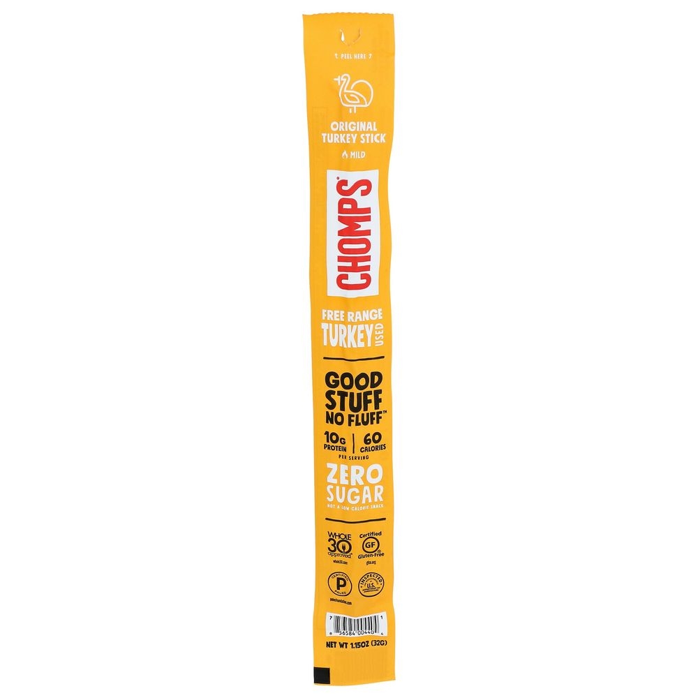 Chomps Original Turkey Sticks, 1.15 Ounce -- 24 per case
