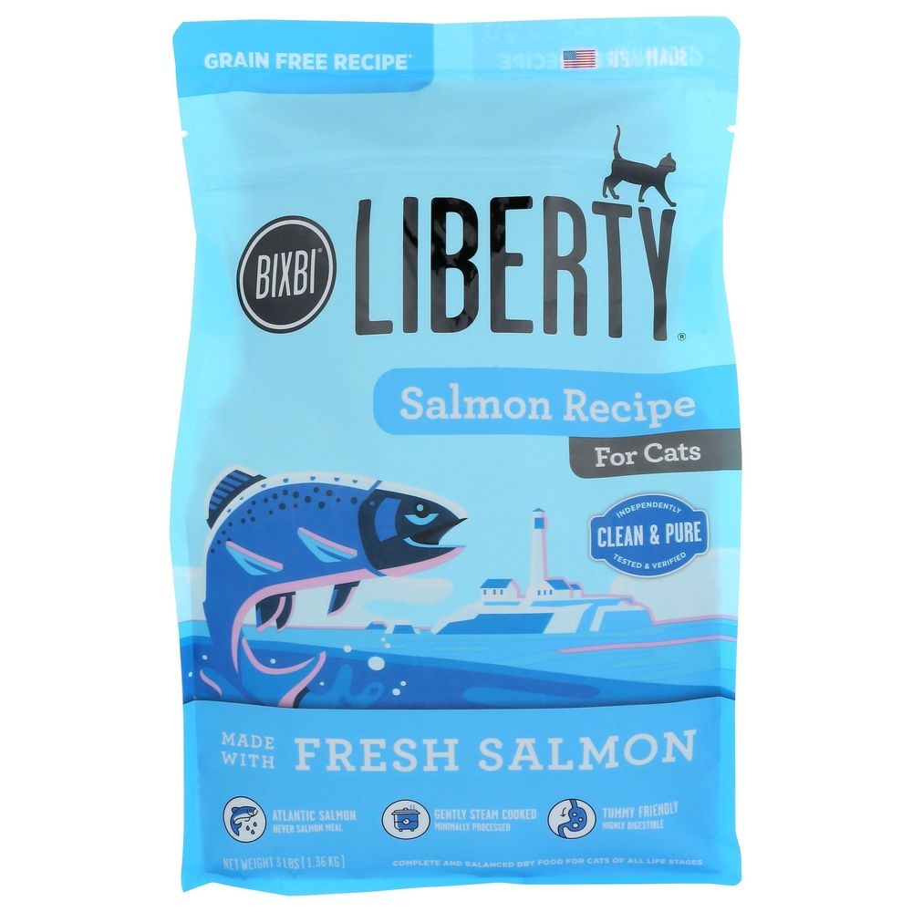 Bixbi Liberty Salmon Recipe Cat Food, 3 Pound -- 6 per case