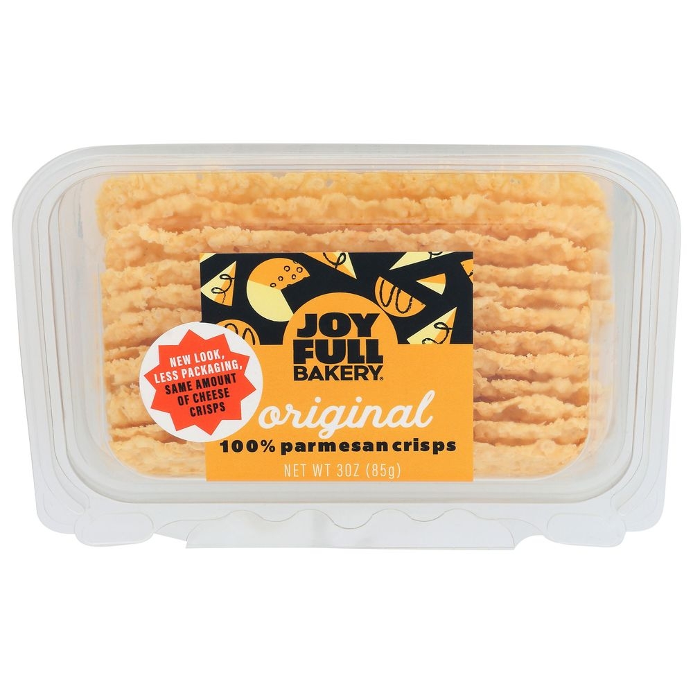 Joyfull Bakery Original Parmesan Crisp, 3 Ounce -- 8 per case