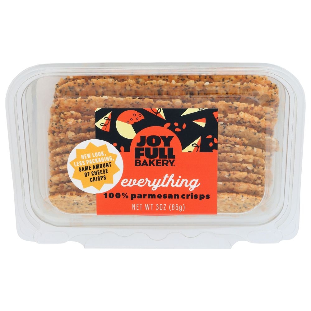 Joyfull Bakery Everything Parmesan Crisp, 3 Ounce -- 8 per case