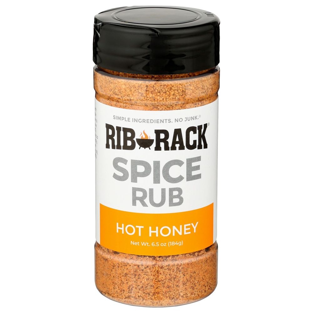 Rib Rack Hot Honey Spice Rub Seasoning, 6.5 Ounce -- 6 per case