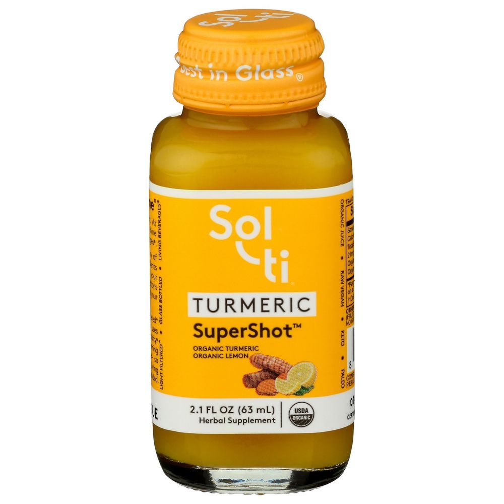 Sol Ti Organic Turmeric Supershot, 2 Fluid Ounce -- 12 per case