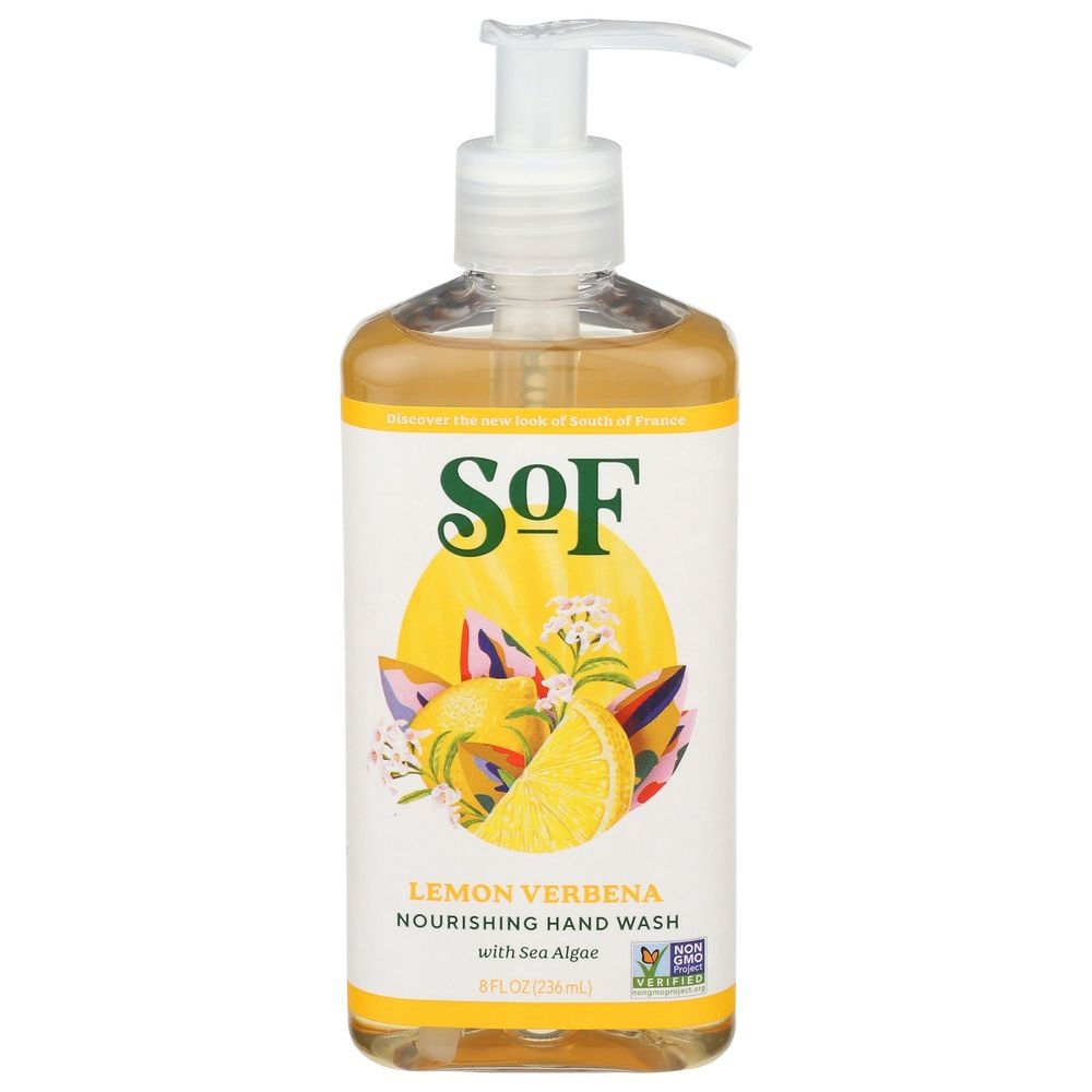 South Of France Lemon Verbena Nourishing Hand Wash, 8 Ounce