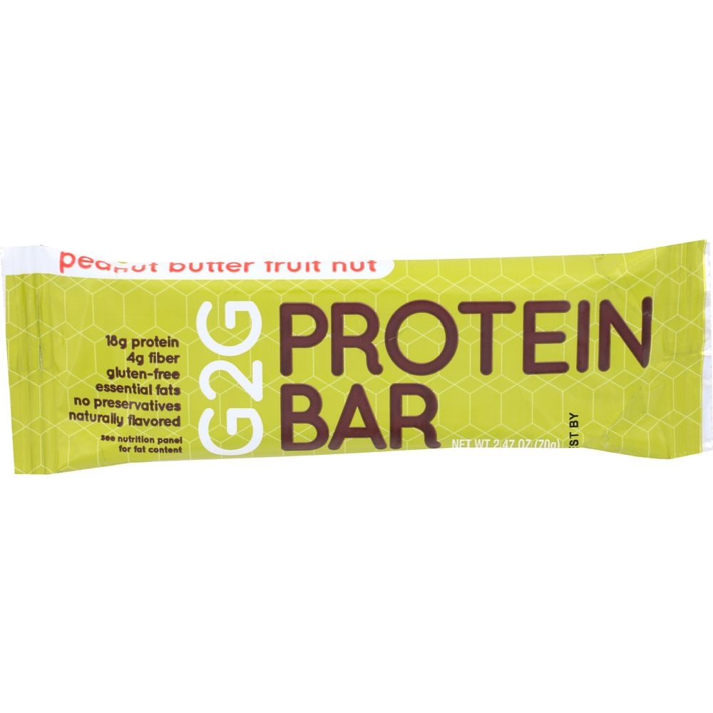 G2g Peanut Butter and Jelly Protein Bar, 2.47 Ounce -- 8 per case