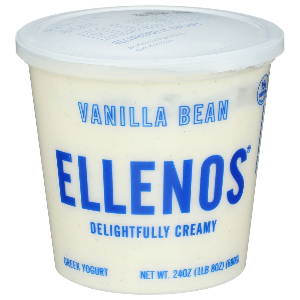 Ellenos Vanilla Bean Greek Yogurt, 24 Ounce -- 6 per case