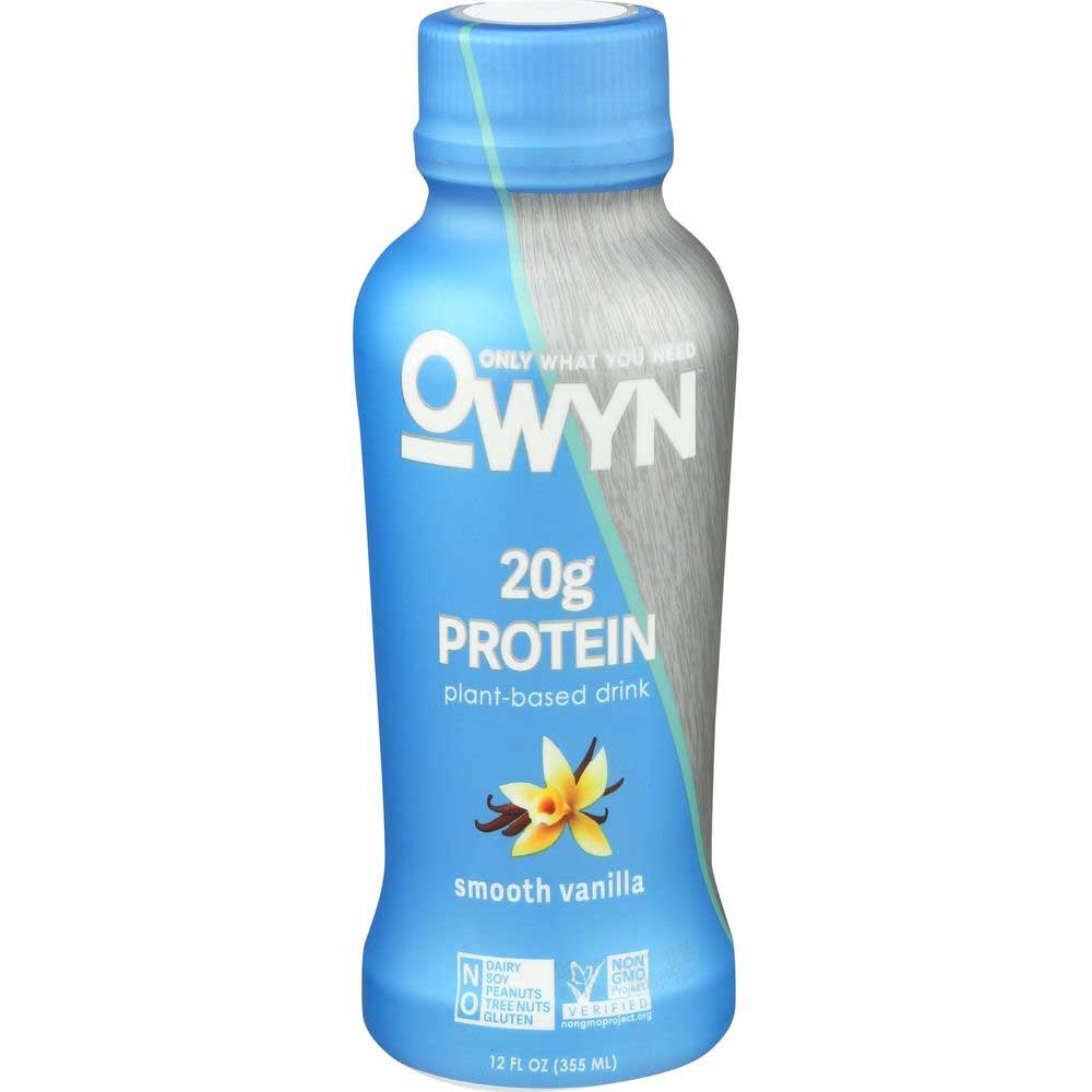 Owyn Smooth Vanilla Plant Based Protein Shake, 12 Fluid Ounce -- 12 per case