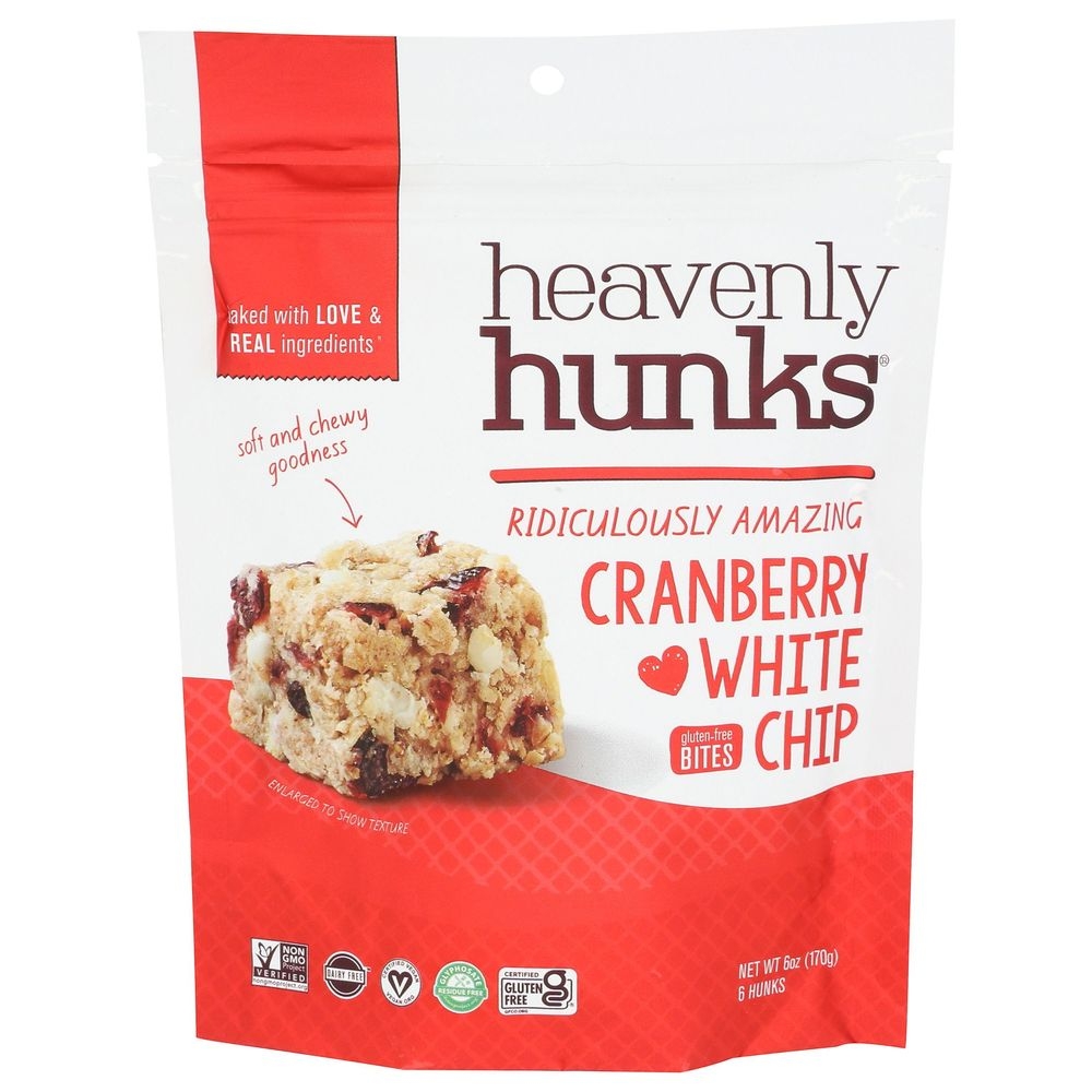 Heavenly Hunks Cranberry White Chip Cookie, 6 Ounce -- 6 per case