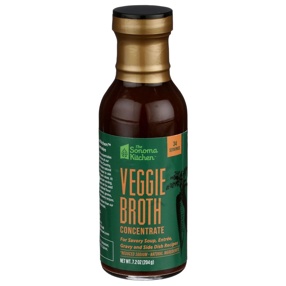 The Sonoma Kitchen Vegetable Broth Concentrate, 7.2 Ounce -- 6 per case