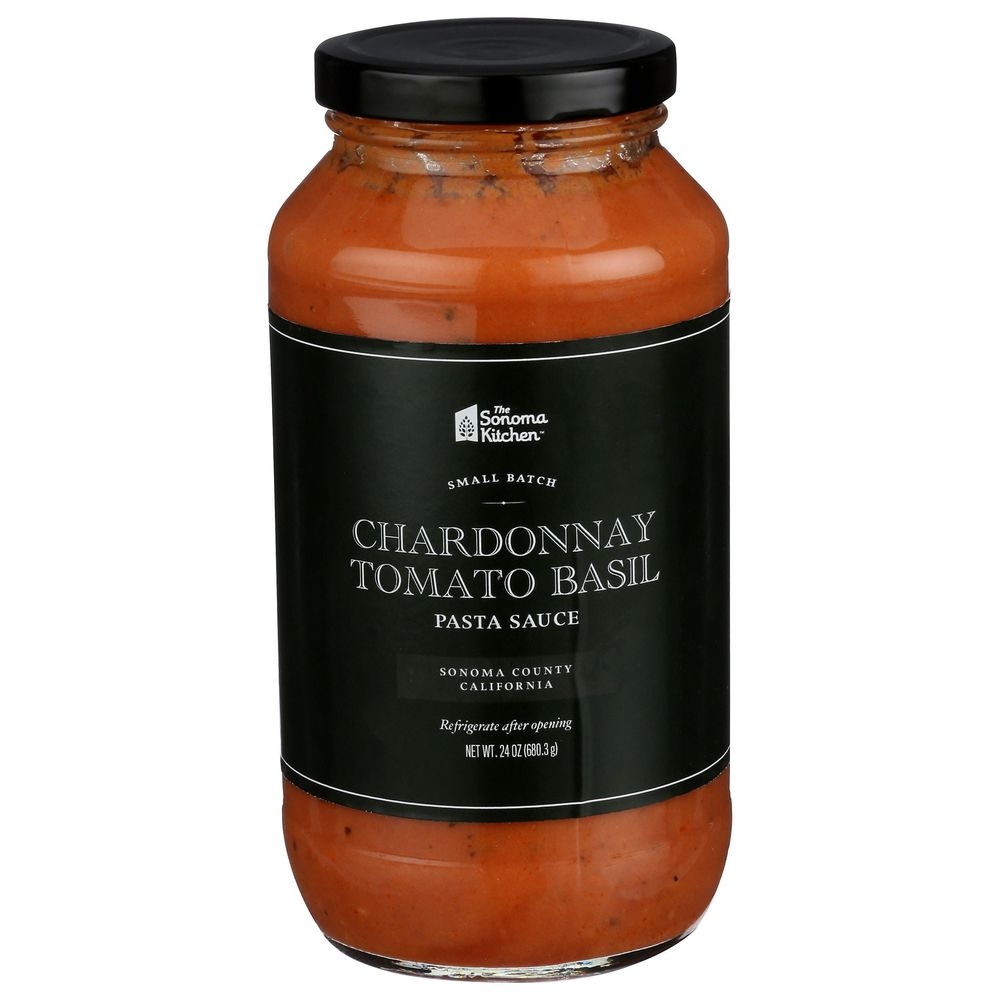The Sonoma Kitchen Chardonnay Tomato Basil Pasta Sauce, 24 Ounce -- 6 per case