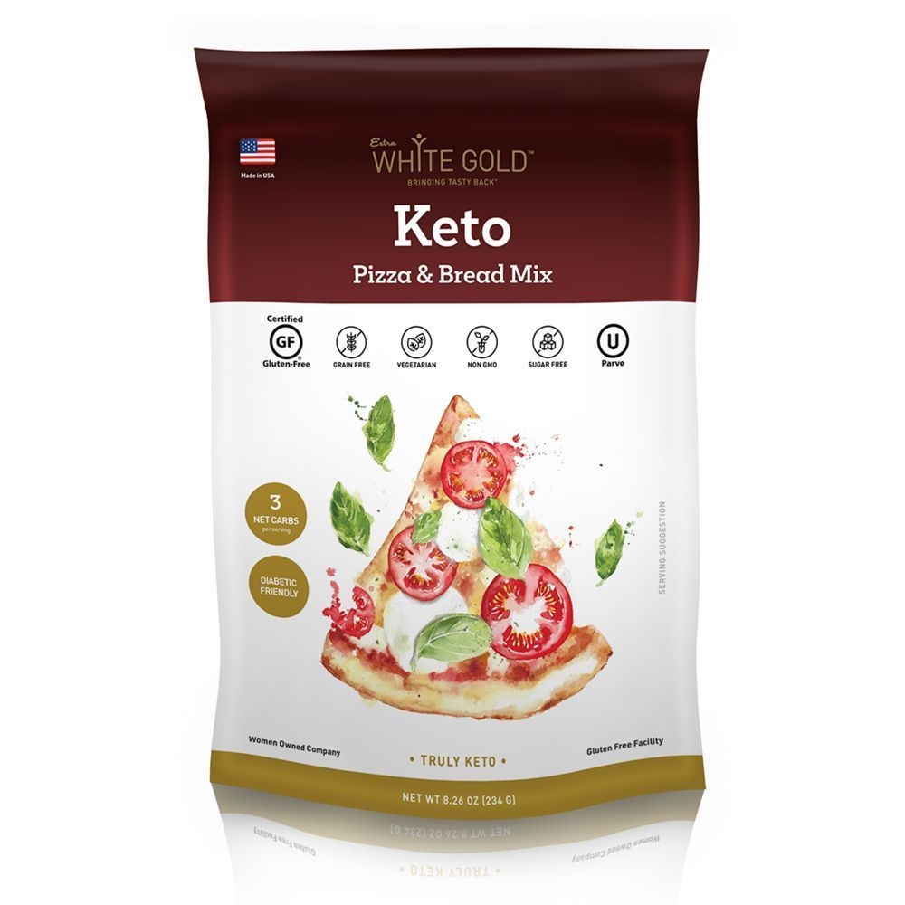 Extra White Gold Keto Pizza and Bread Mix, 8.26 Ounce -- 6 per case