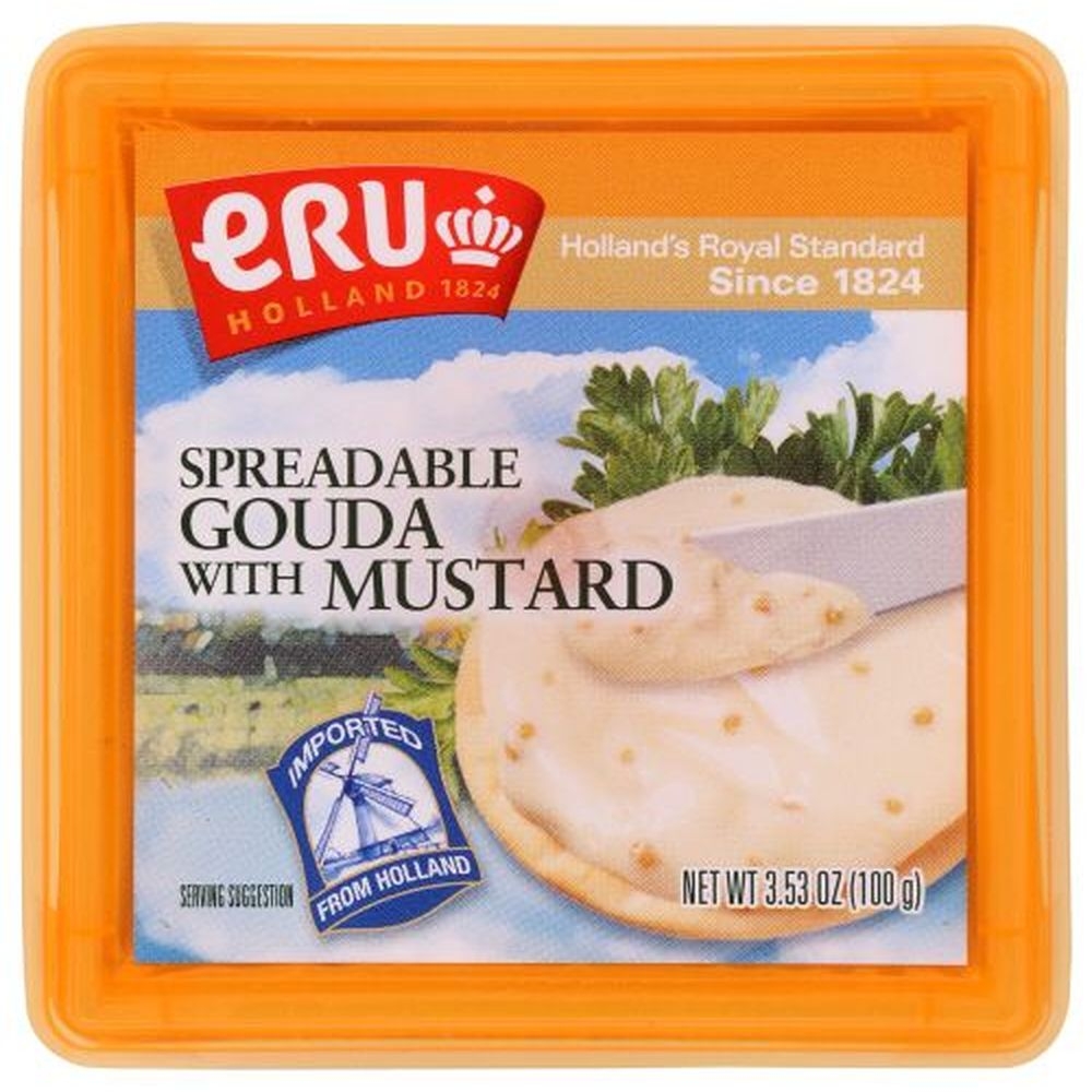 Eru Holland Gouda Cheese Spread with Mustard, 3.53 Ounce -- 12 per case