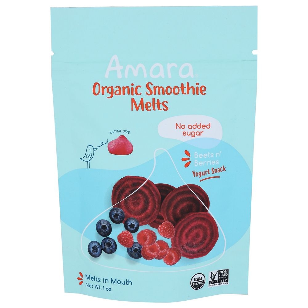 Amara Organic Beets and Berries Smoothie Melts, 1 Ounce -- 6 per case
