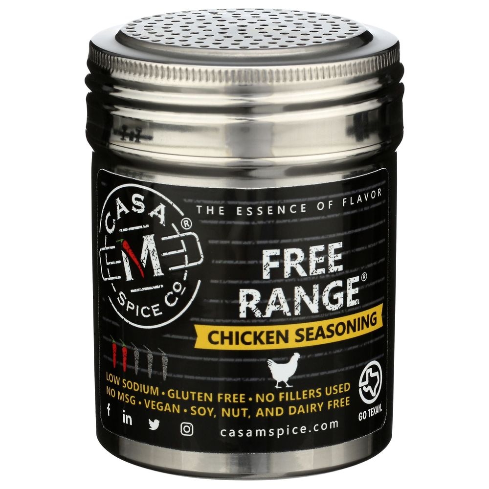 Casa M Spice Co Free Range Chicken Seasoning, 5.5 Ounce -- 6 per case