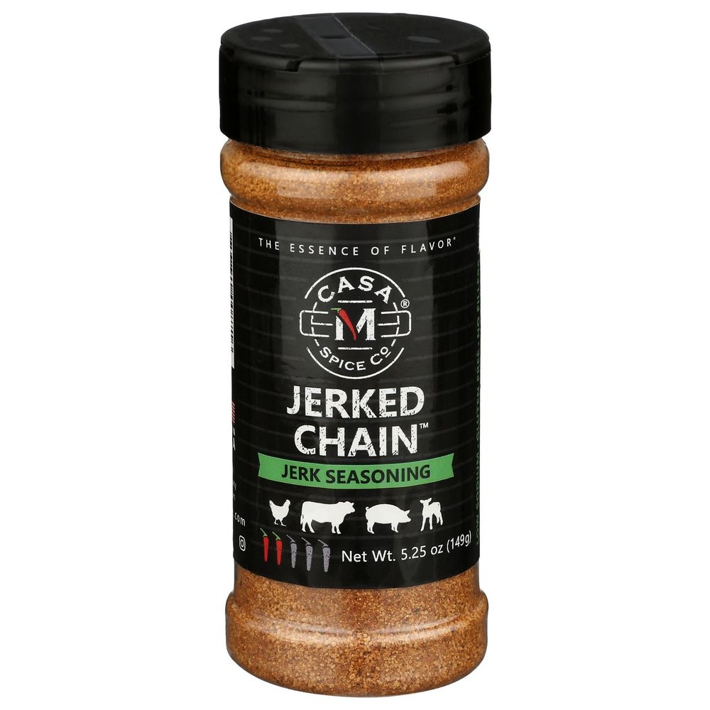 Casa M Spice Co Jerked Chain Jerk Seasoning, 5.25 Ounce -- 6 per case