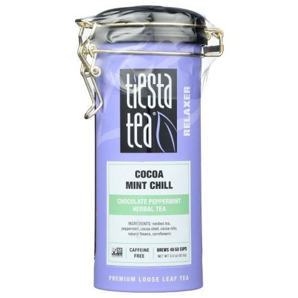 Tiesta Tea Relaxer Cocoa Mint Chill - Chocolate Peppermint Herbal Tea, 3 Ounce -- 6 per case