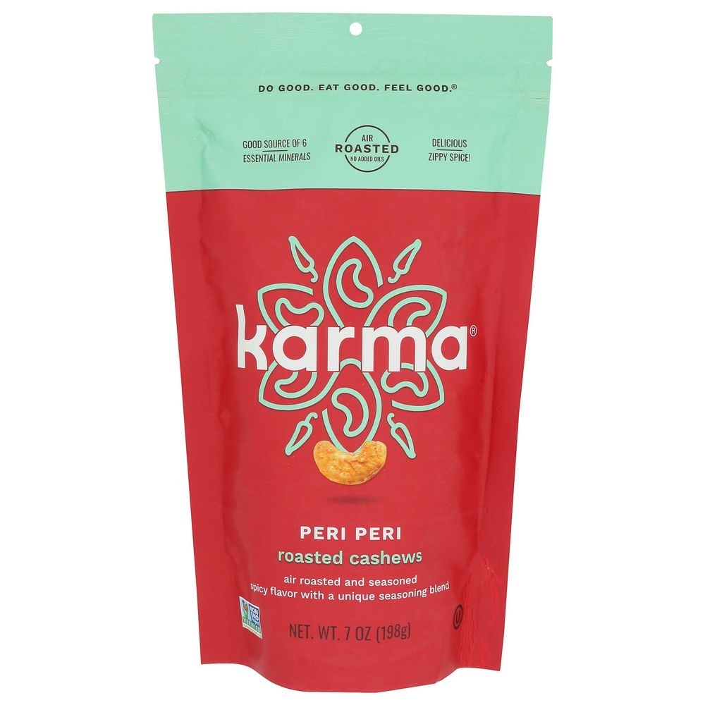 Karma Peri Peri Roasted Cashews, 7 Ounce -- 6 per case