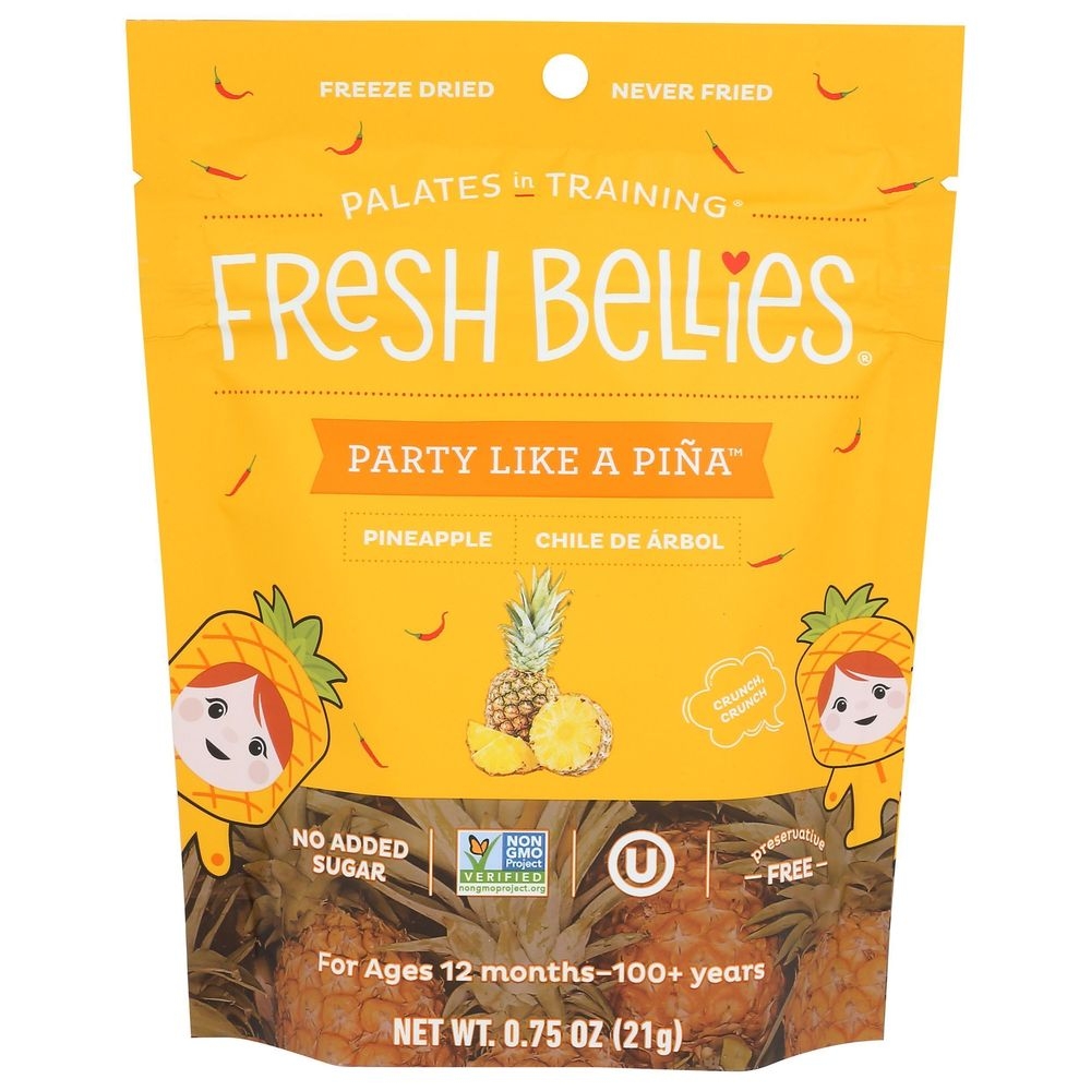 Fresh Bellies Pineapple Chili Lime Toddler Treat, 0.75 Ounce -- 6 per case