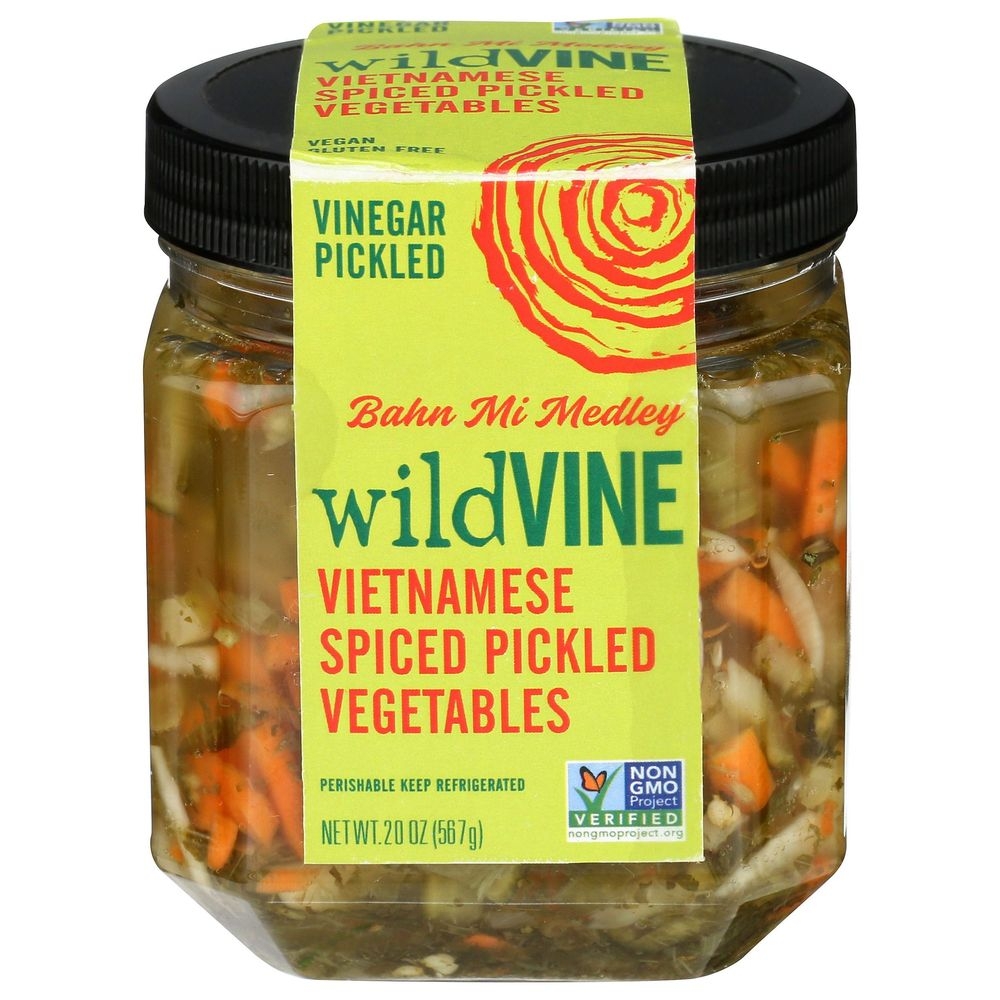 Wildvine Vietnamese Vinegar Spiced Pickled Vegetables, 20 Ounce -- 6 per case