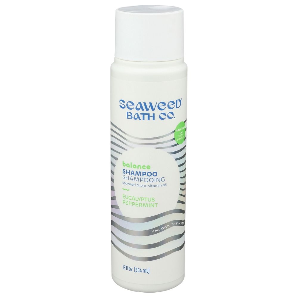 Seaweed Bath Eucalyptus Peppermint Balance Shampoo, 12 Fluid Ounce