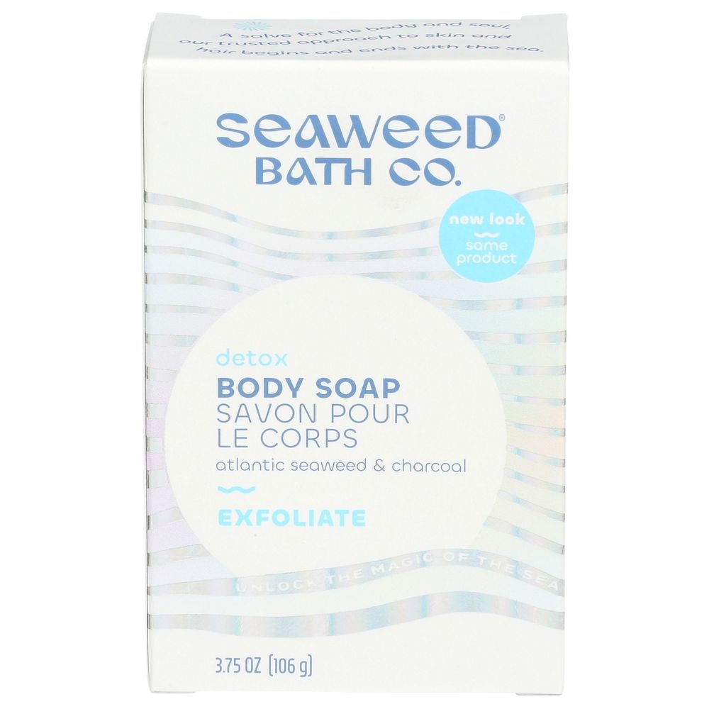 Seaweed Bath Exfoliate Detox Body Soap Bar, 3.75 Fluid Ounce -- 3 per case